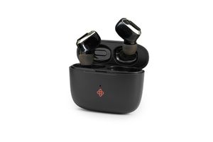 Kabellose In-Ear-Kopfhörer mit Ladebox (schwarz)