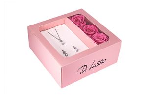Schmuck-Set in hochwertiger Rosenverpackung von Di Lusso
