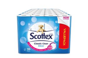 Scottex: 2-laags toiletpapier (96 rollen)
